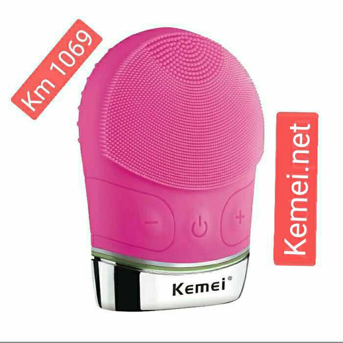 Original Kemei KM-1069 USB Charging Facial Cleansing Brush Vibrating