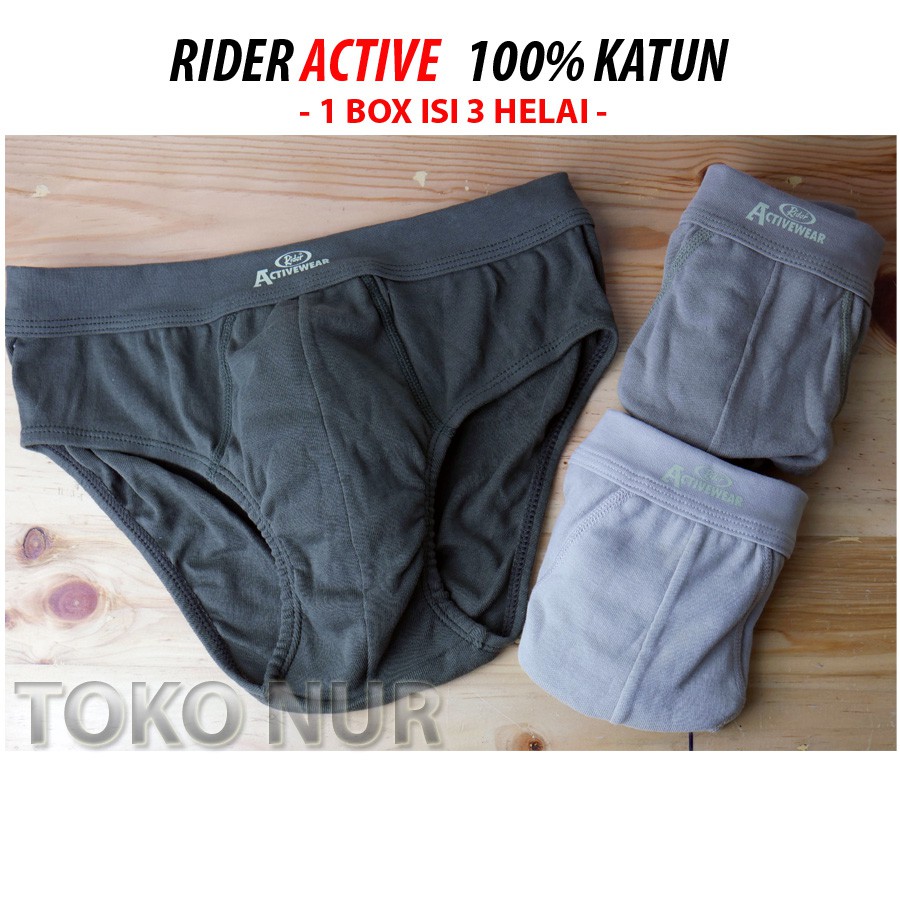 Celana Dalam Rider Active paket 3 Helai