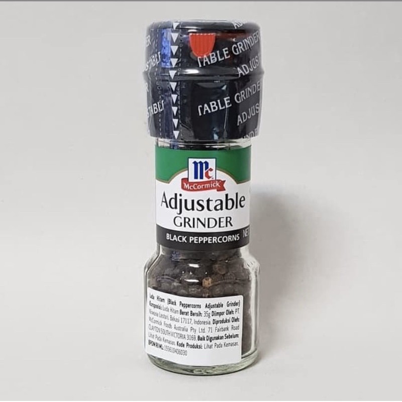 

Mc cormick adjustable grinder blackpepper 35 gr