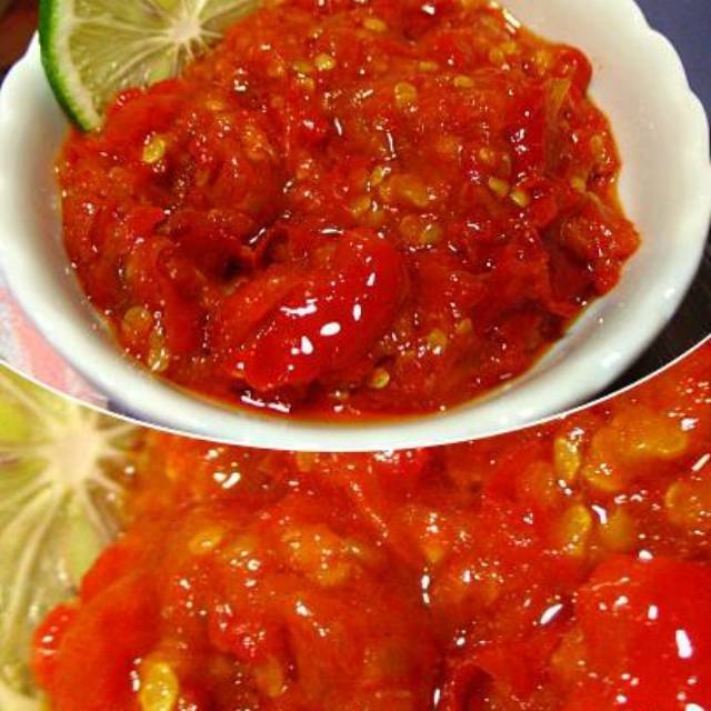 

Sambalado Merah varian rasa Sutan Ndut free segel plastik dan bubble wrap