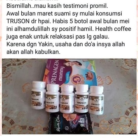 Truson Hni Hpai Obat Herbal Promil Dan Kesehatan Vitalitas Stamina Pria Original Kuat Ampuh-5