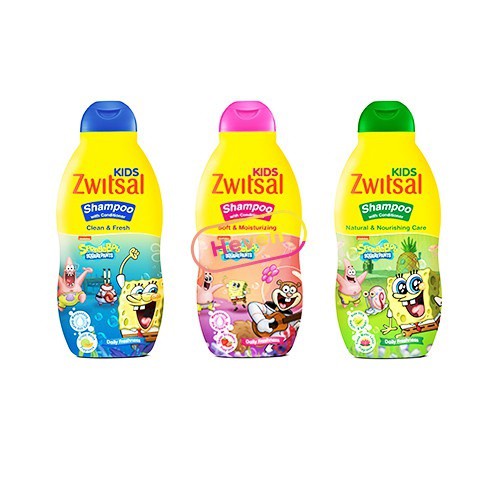 Zwitsal Kids Shampoo With Conditioner Soft &amp; Moisturizing 180ml