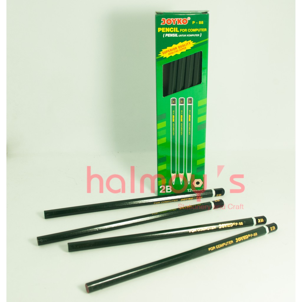 

PENSIL KAYU 2B JOYKO P - 88 ( 1 BOX = 12 PCS )