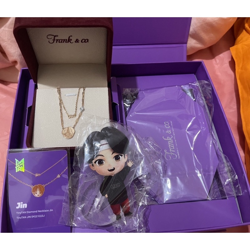 Frank & Co x BTS  Jin necklace diamond Original
