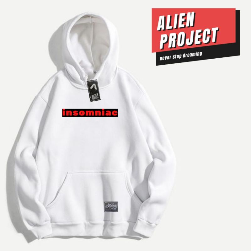 Alien project hoodie pria Hoodie cowok