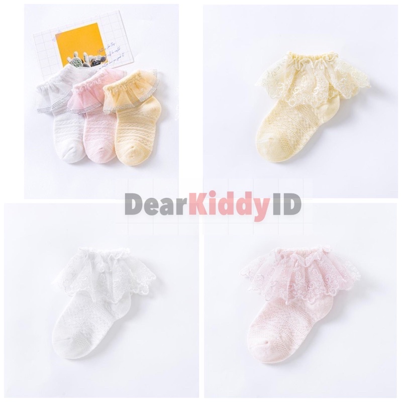 DK 09 KAOS KAKI RENDA Bayi Anak