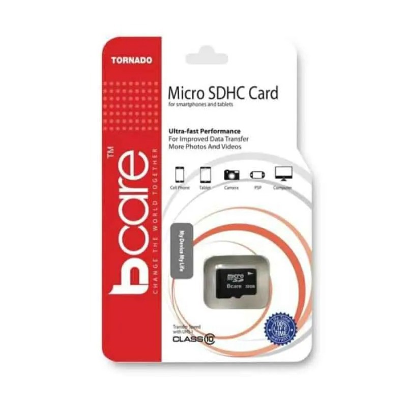 MicroSD Bcare Micro SD 64GB Memory Card MicroSD HC Class 10 100Mbps MicroSD