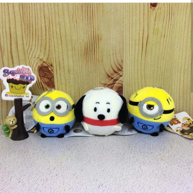 MINION or SNOOPY SQUISHY PLUSHY