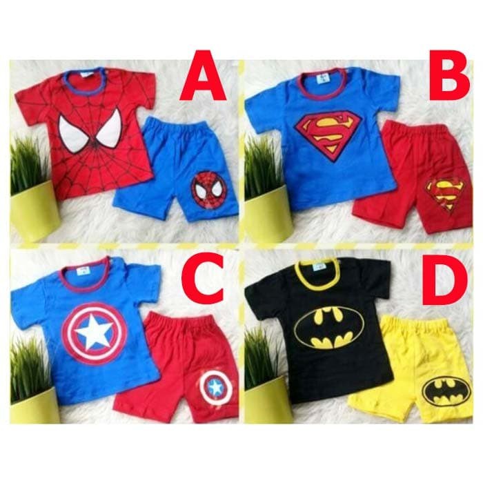 Baju Bayi Laki Laki Setelan Pakaian Bayi Superhero