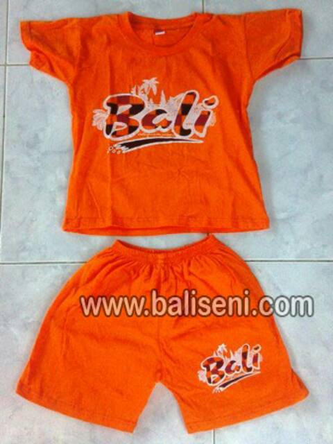 Setelan baju celana anak Bali