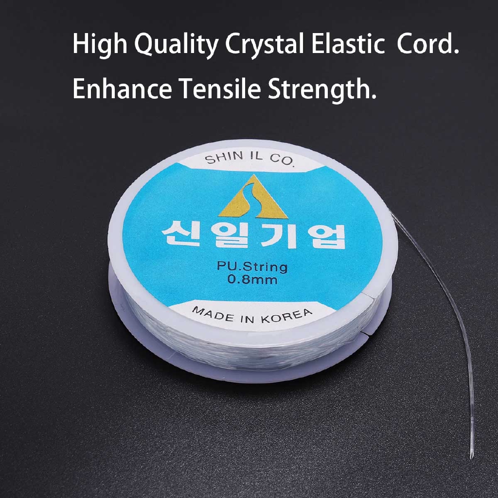 High Quality Crystal Elastic Beading Line Cord Thread String Stretch Elastic Beading Cord Wire For DIY Bracelet Jewelry Making