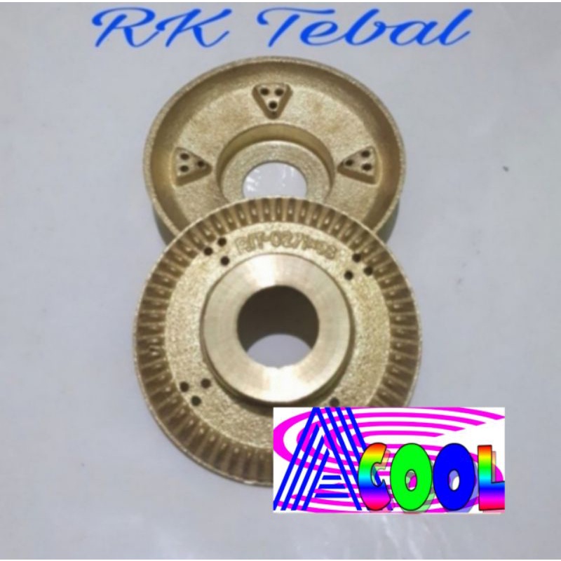 Burner TEBAL Model Rinnai Kecil 7 cm/ Onderdil/Spare Part Kompor Gas