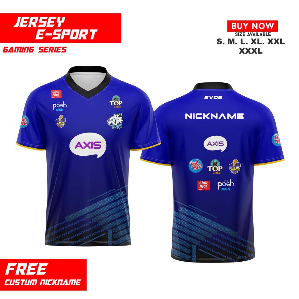JERSEY EVOS 2022 GRATIS NICKNAME MPL S9 Gaming Mobile