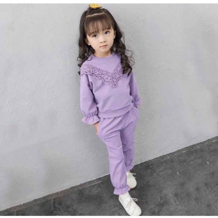 SETELAN SWEATER ANAK TERBARU/PAKAIAN ANAK PEREMPUAN 1-5 TAHUN