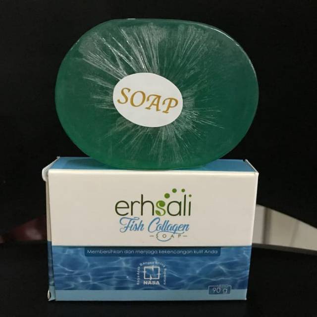 ERHSALI FISH COLLAGEN SOAP NASA ORIGINAL - SABUN COLLAGEN NASA