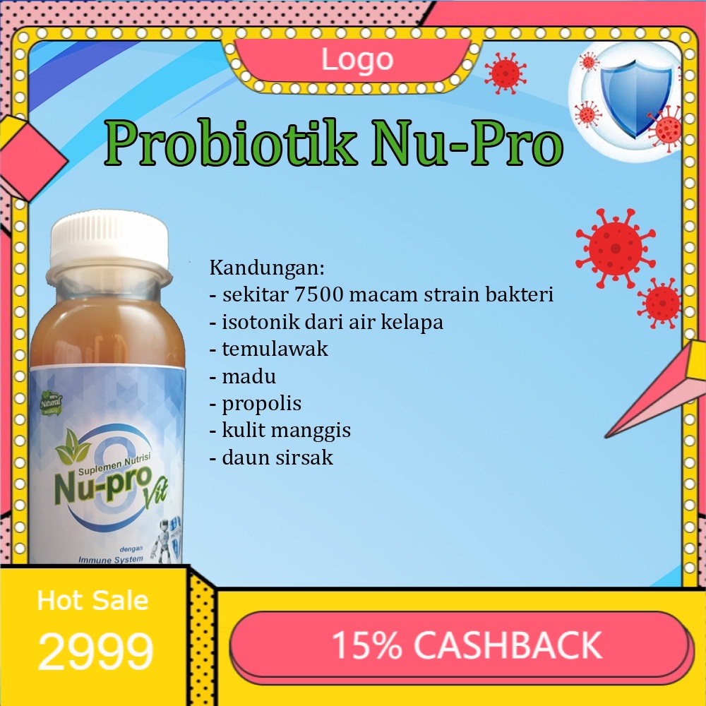 

Probiotik Nu-Pro 100% Original