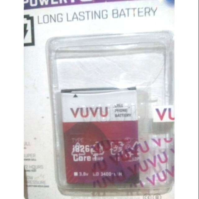 Baterai VUVU DOUBLE POWER IC SAMSUNG i8262 / CORE 1