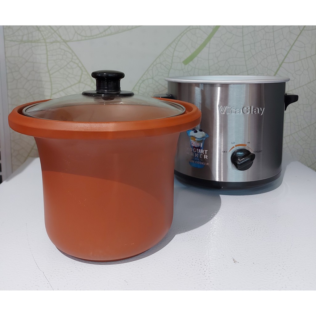 VITACLAY PEMBUAT YOGURT &amp; BUBUR / SLOW COOKER / YOGURT MAKER 2L