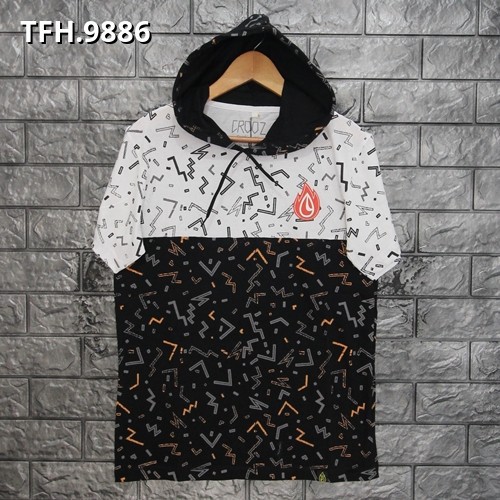 Kaos Distro Fullprint Hoodie Crooz 9886