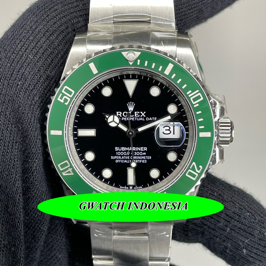 New Arrival  Jam Tangan Kasual Pria Terbaru Rolex Submariner Diameter 41mm 126610LV Starbucks 904L V