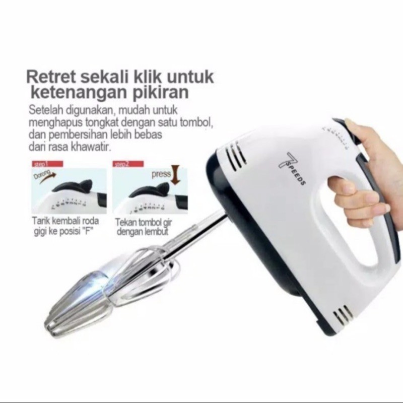 Hand Mixer Tangan Advance MX-133