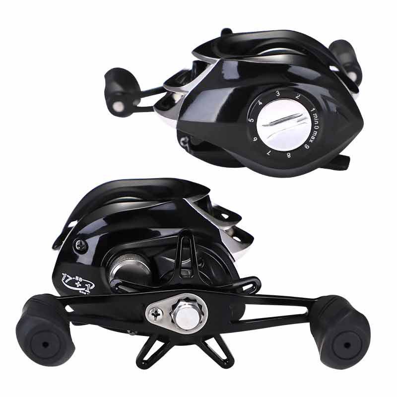 Fishing Reel / Penggulung Senar Pancing 17 + 1bb Bahan Full Metal Kecepatan Tinggi 8kg Max Drag Power