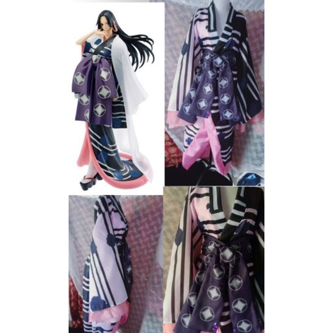Boa Hancock Yukata Kimono One Piece Costume Cosplay Kostum
