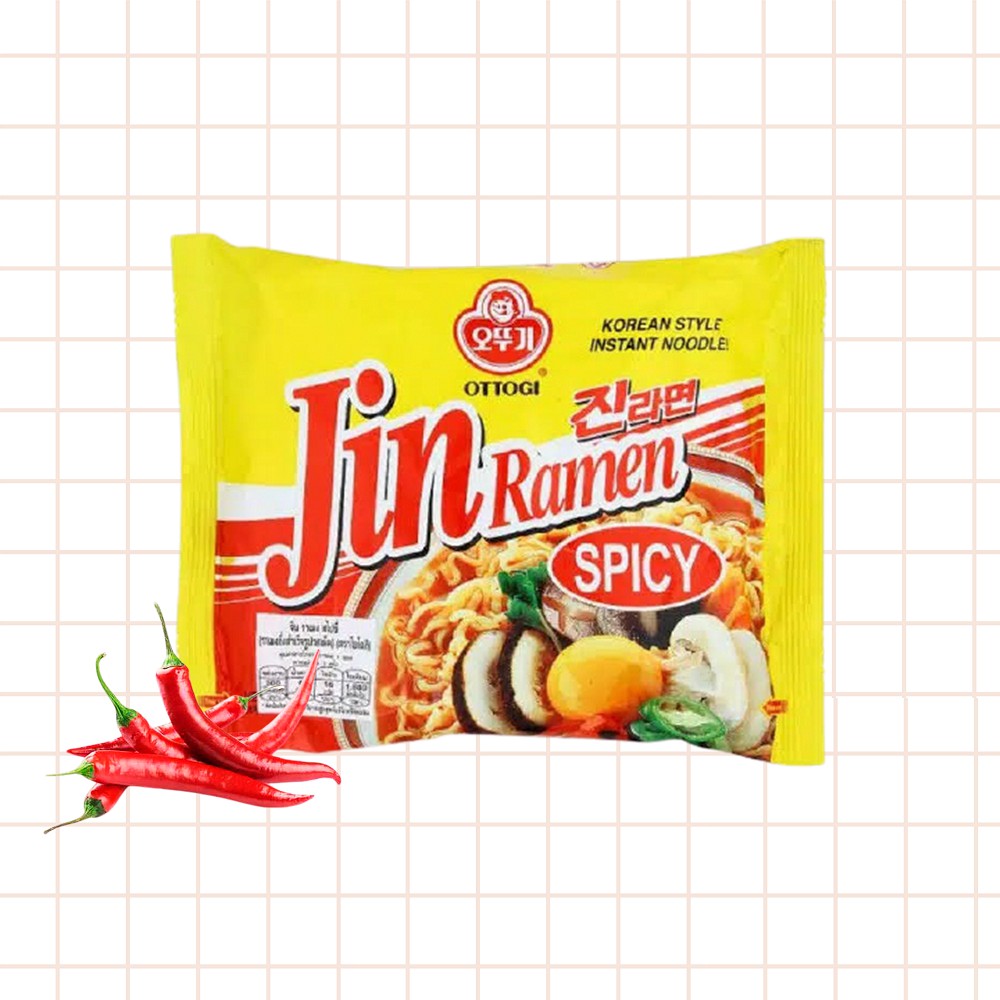

OTTOGI - JIN RAMEN SPICY HOT - MIE INSTAN KUAH KOREA (NON HALAL)