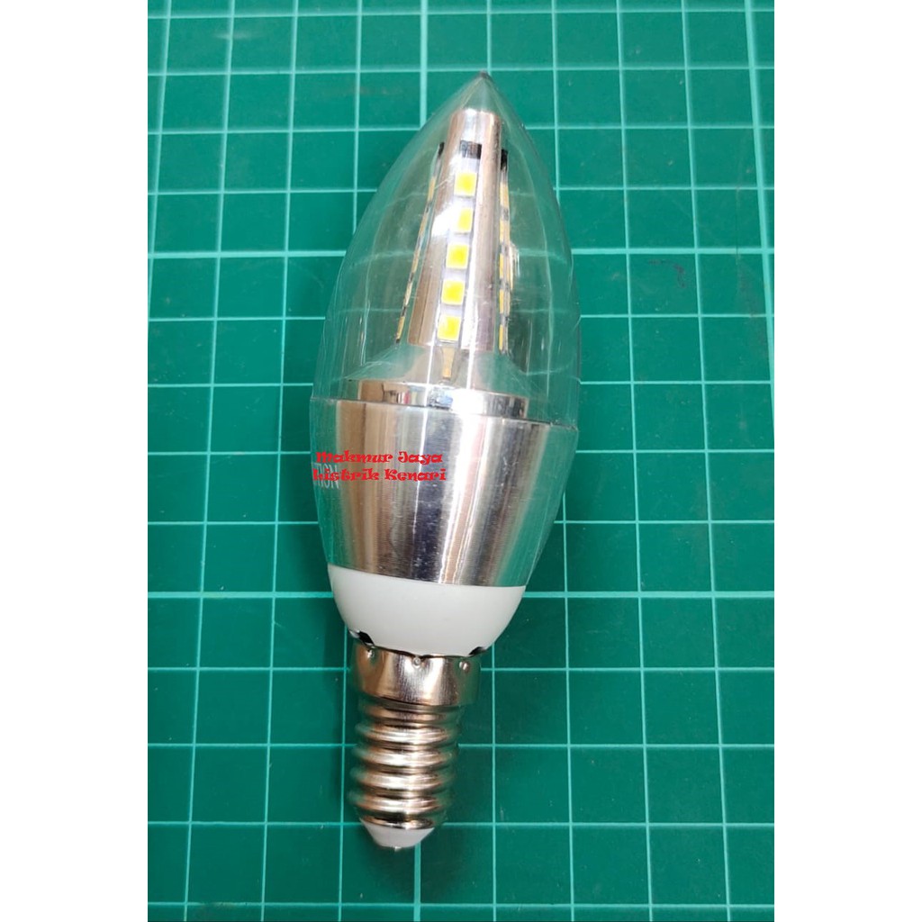 Lampu Candle bohlam LED 5W fitting E14 Hias 5 w watt lilin gantung