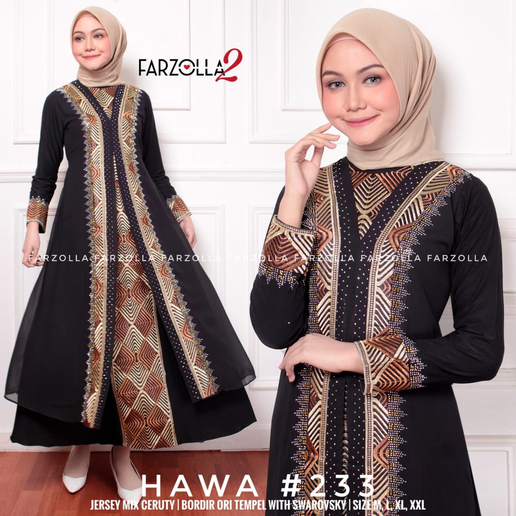 GAMIS MUSLIMAH ABAYA ARAB HAWA #233 FARZOLLA2