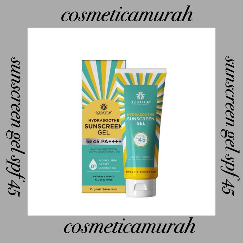 [BIG SIZE] AZARINE HYDRASOOTHE SUNSCREEN GEL SPF 45 PA++++ JUMBO 110 ML