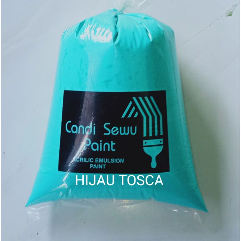 CAT TEMBOK 1 kg warna hijau tosca // KWALITAS SUPER