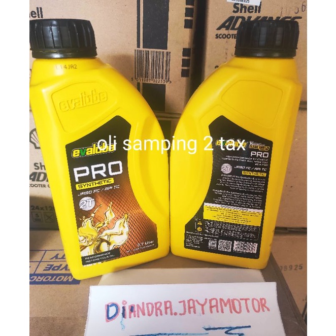 Evalube pro 2 tax 700 ml oli samping 100% original