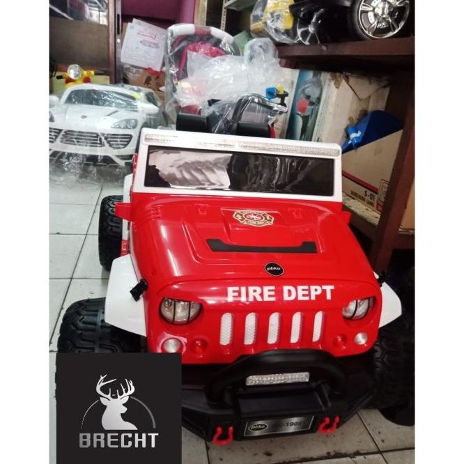 Mainan Mobil Aki Anak Pliko Jeep Rubicon Pk 1908N