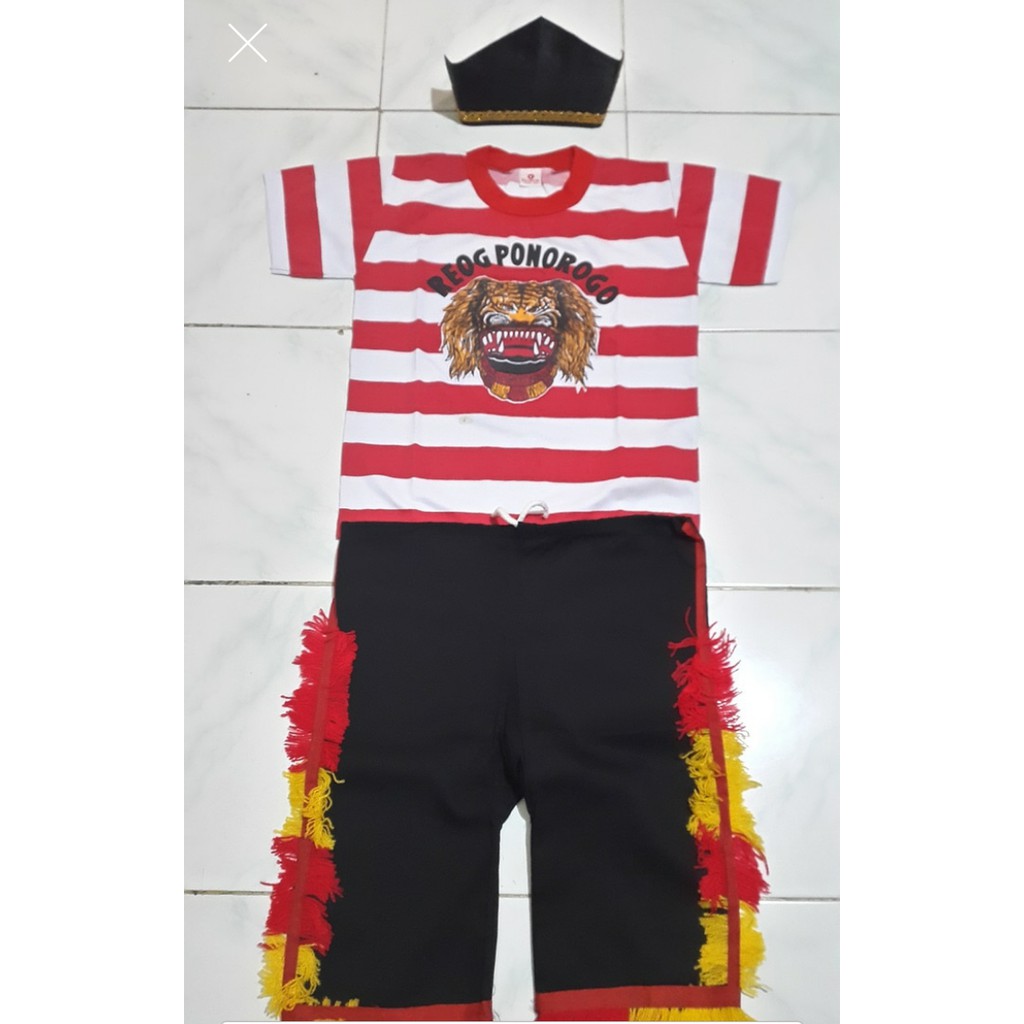 Reog ponorogo baju tarian anak TK