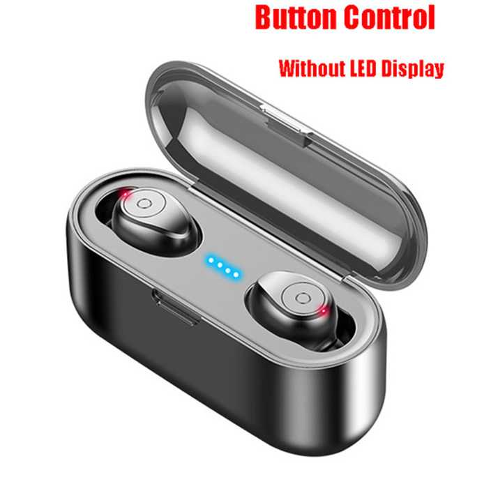 NVsport Earphone Tws Handsfree Bluetooth 5.0 Wireless Headset Original Zebra Android Laptop Tanpa Ka