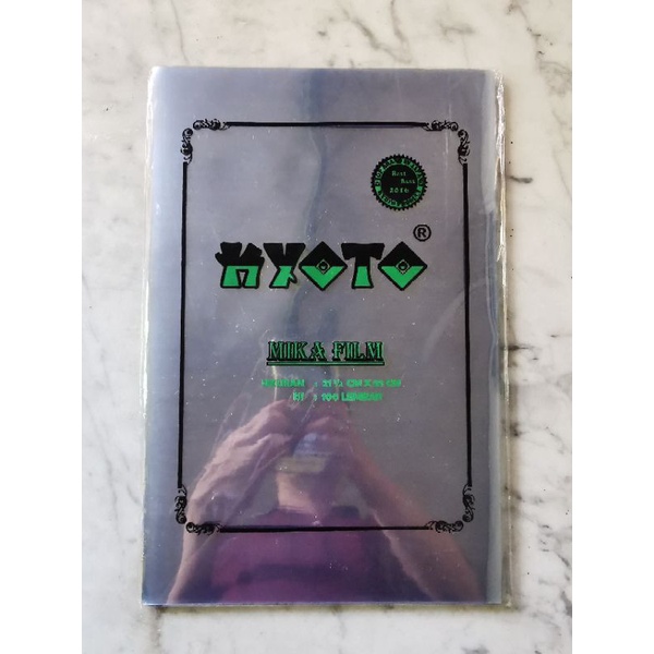 

plastik mika jilid warna bening