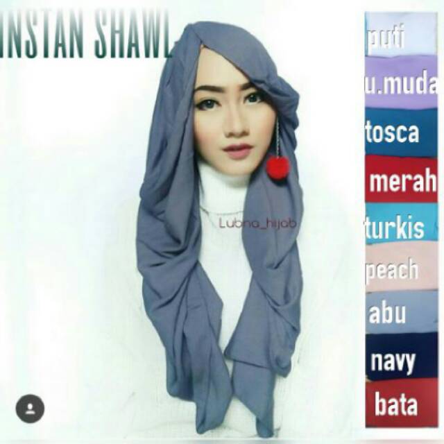 kerudung hijab jilbab instan SHAWL