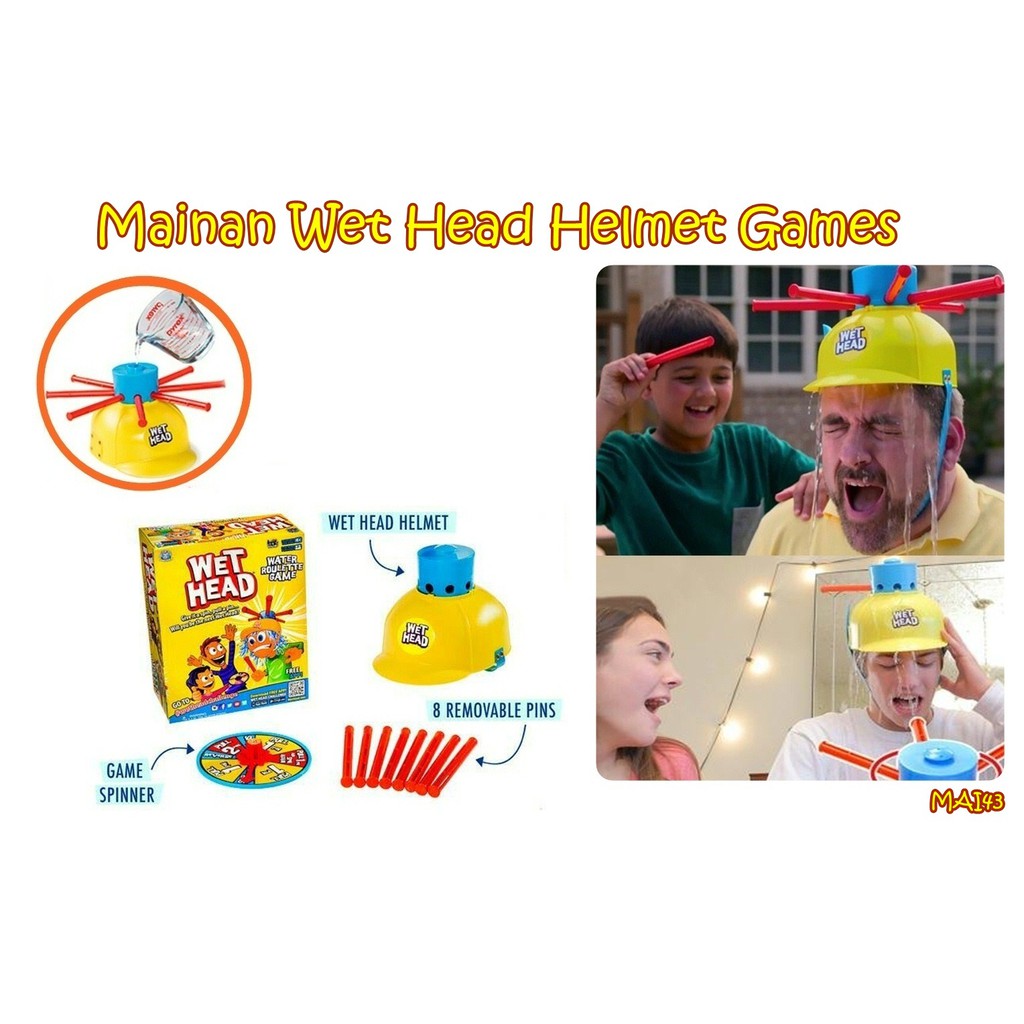 MAI43 Mainan Wet Head Helmet Games