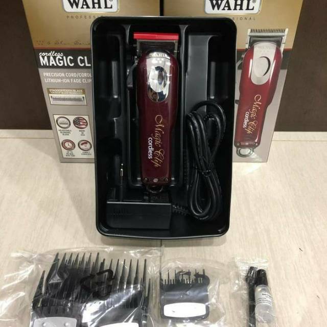 Clipper cordless magic clip magiclip tanpa kabel charger cas chas hair clipper Original