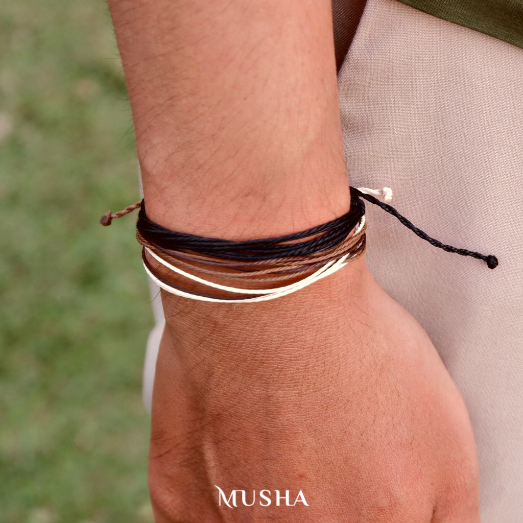 Musha Water-Repellent Bracelet | Gelang Pria Gelang Wanita Gelang Tali