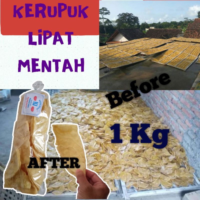 

Kerupuk Lipat Mentah 1Kg