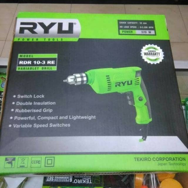 Mesin bor ryu tekiro 10mm by japan