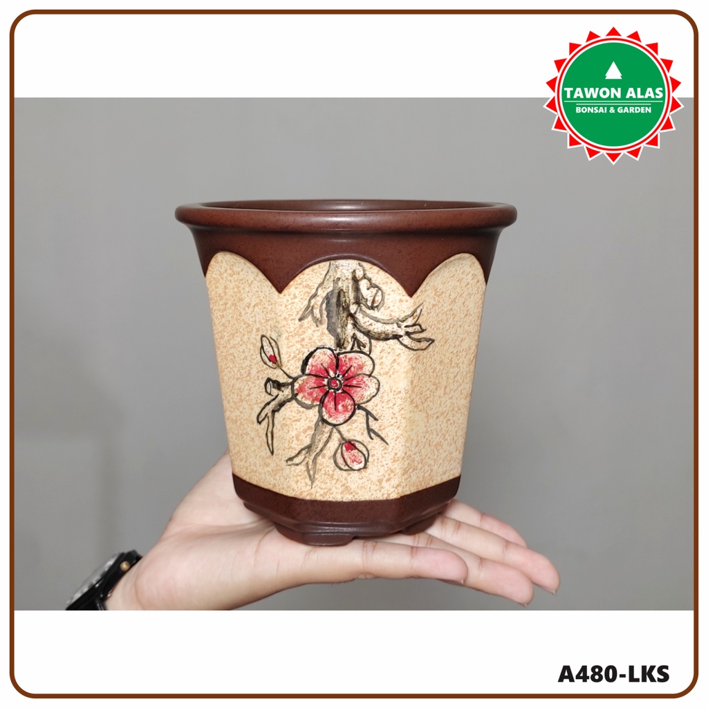 Pot Bonsai Keramik Unik