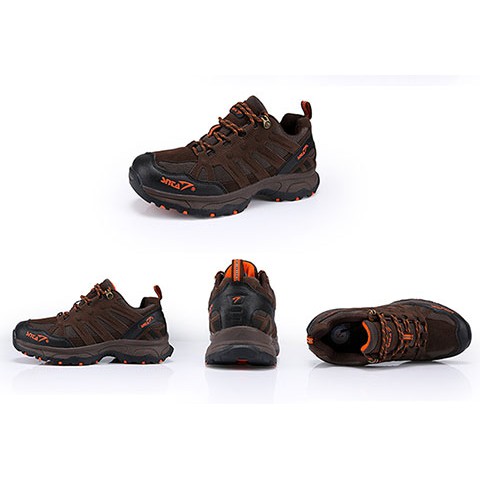 Hiking Shoes SNTA 434 Brown Orange Sepatu Gunung Snta Pendek Original
