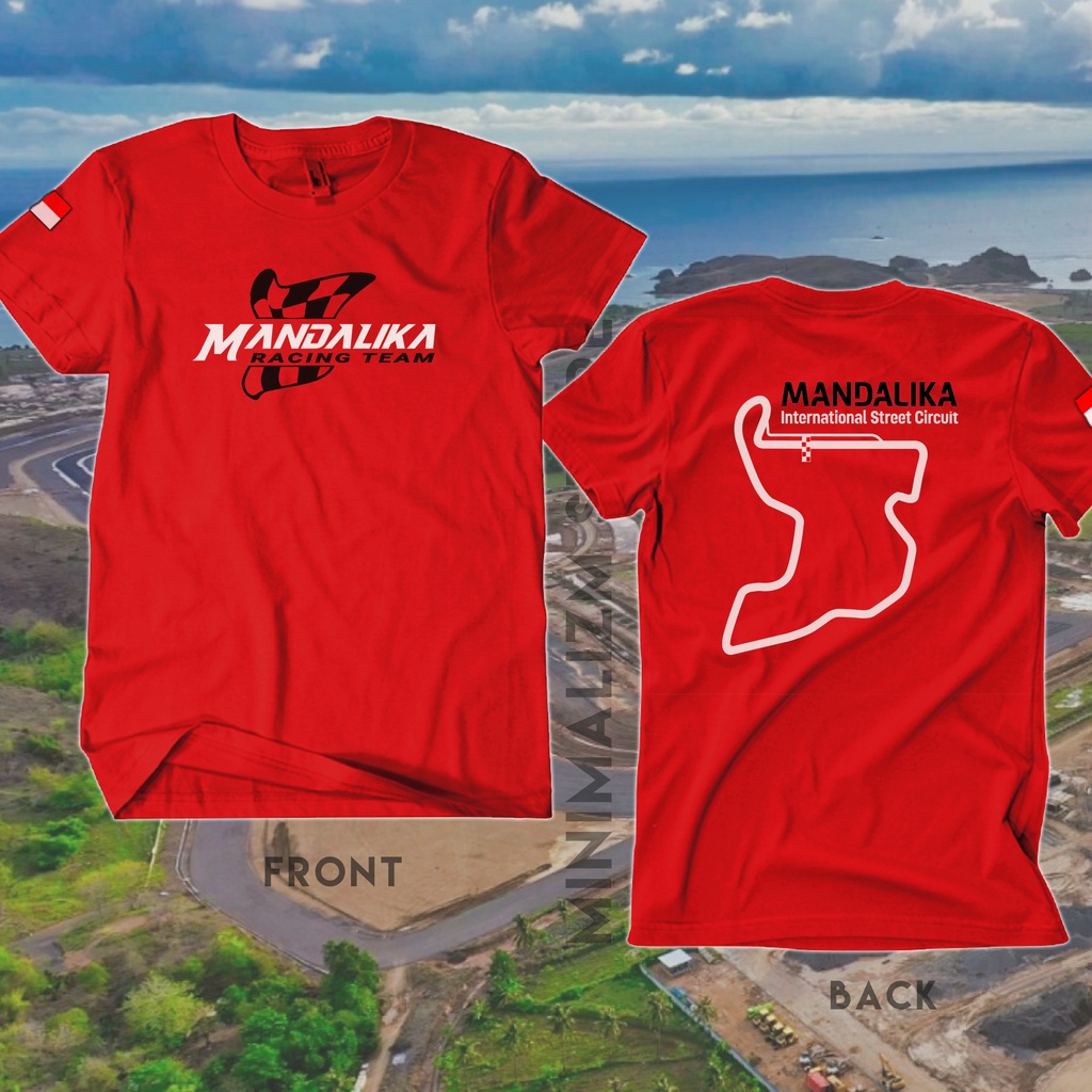 Baju Kaos Moto Gp Mandalika Racing Team Premium Street Circuit Lombok Indonesia