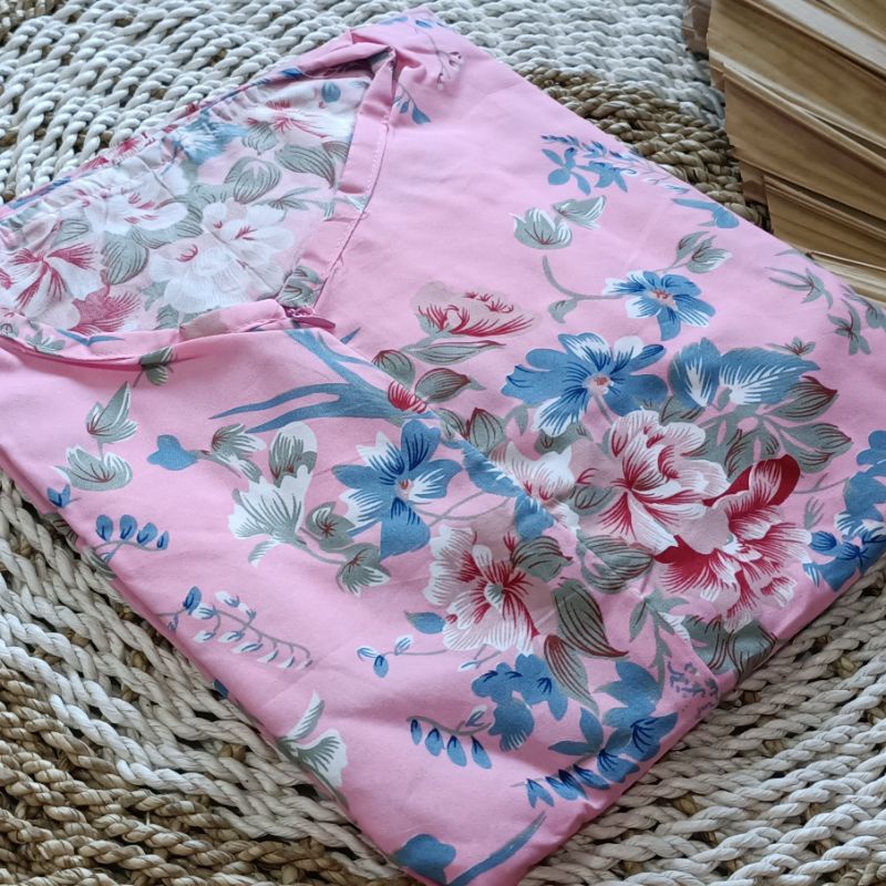 GAMIS KATUN JUMBO JEPANG MOTIF SUNRISE RASTI ETNIK RETRO POLKADOT VINTAGE MAYUNG BUSUI GAMIS SUNRISE-M-06