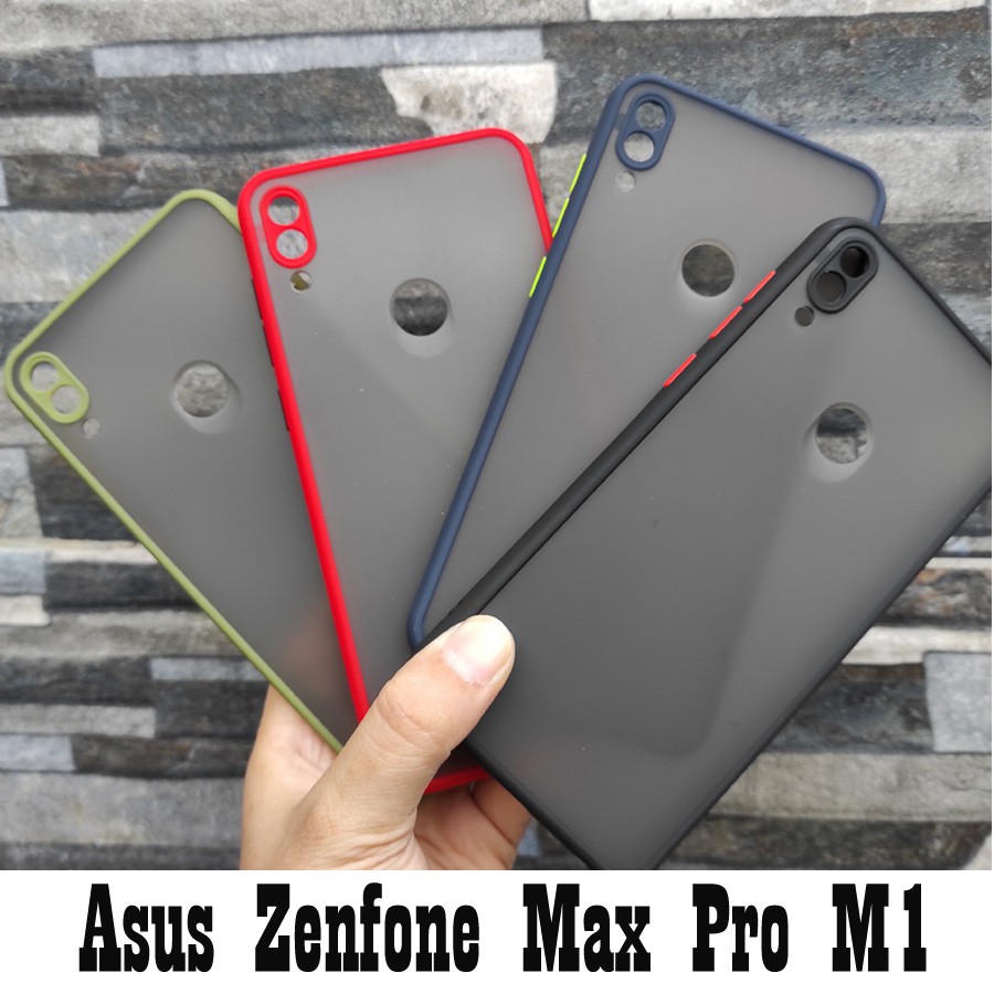 CASE ASUS ZENFONE MAX PRO M1 - CASE MATTE FULL COLOUR ASUS ZENFONE MAX PRO M1 LENS PROTECTOR