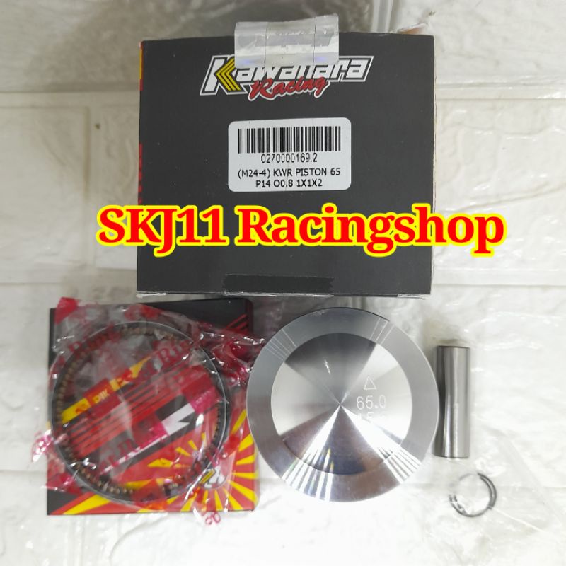 Piston Seher Kit KAWAHARA Racing Diameter 65 Pen Pin 14 non moto1 brt