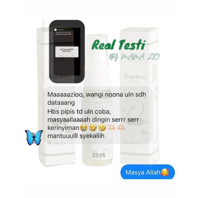 ‼️Ready Stok‼️WANGI NOONA BY MAMA ZIO SPRAY MISS V BPOM